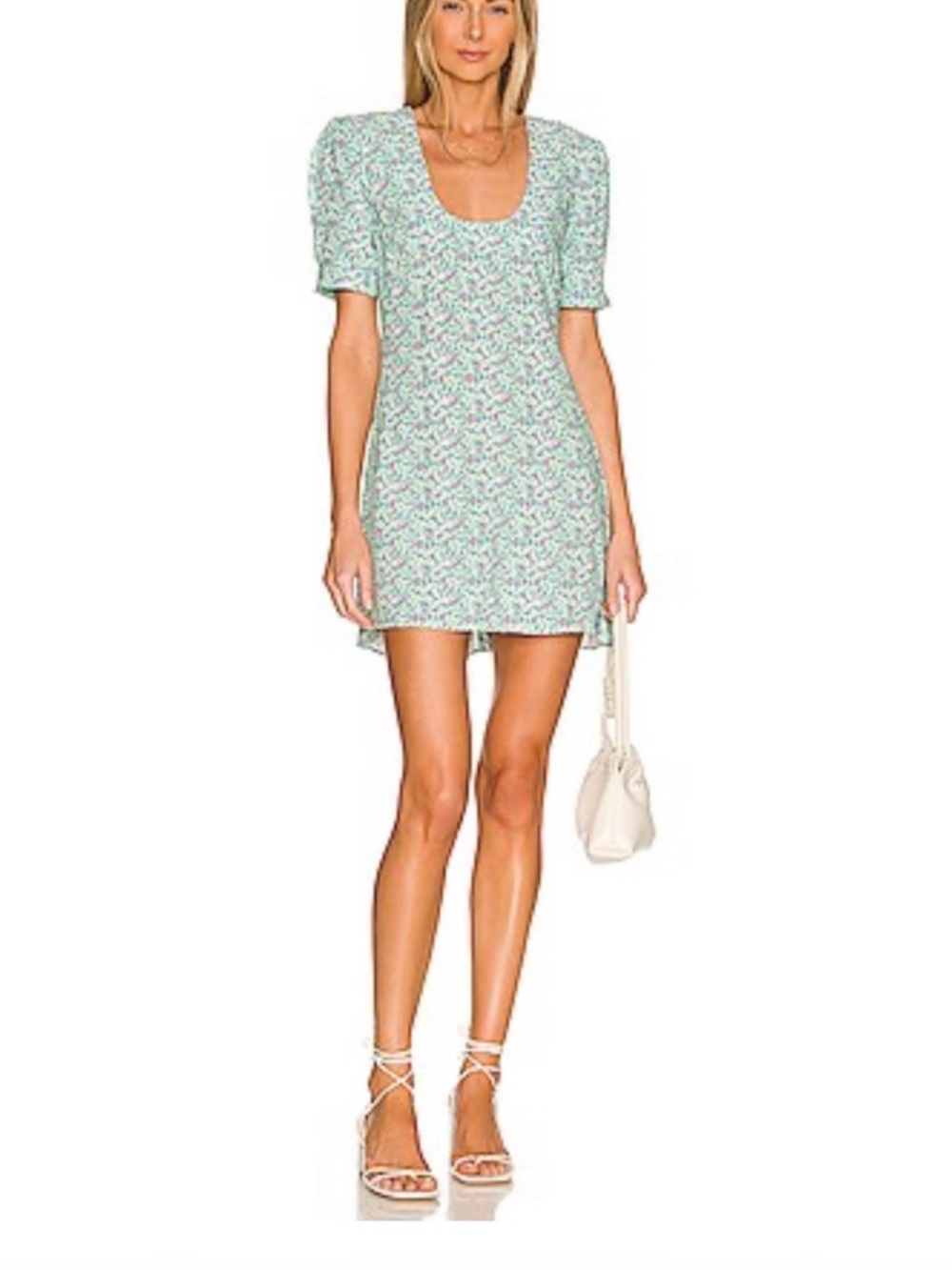 Revolve Anna Nata Scoop Neck Mini Dress